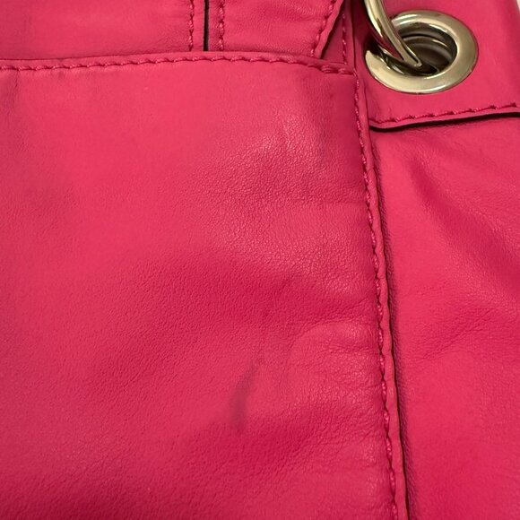 Milly Pink Leather Turnlock Shoulder Bag - Picture 16 of 16